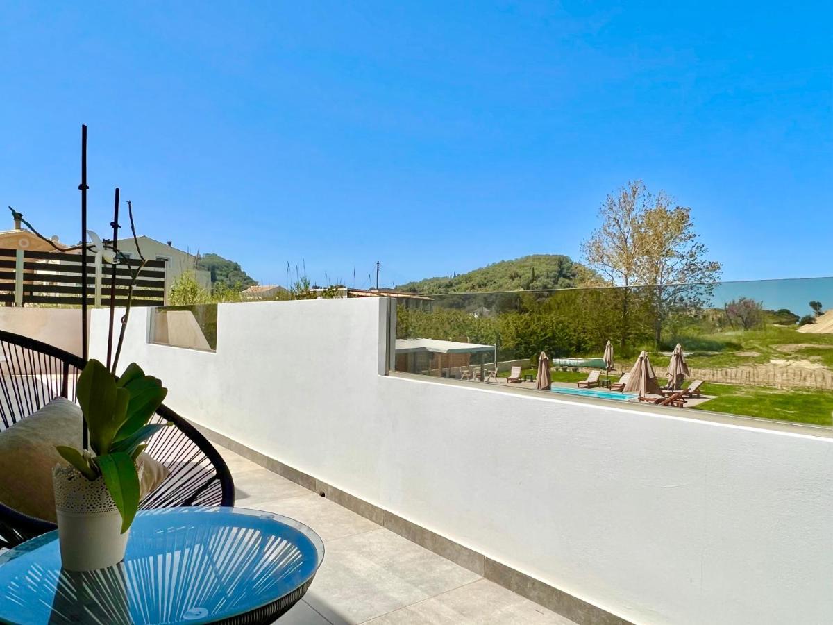 Beach Villa Verano With Private Pool By Dadovillas Sidari  Ngoại thất bức ảnh